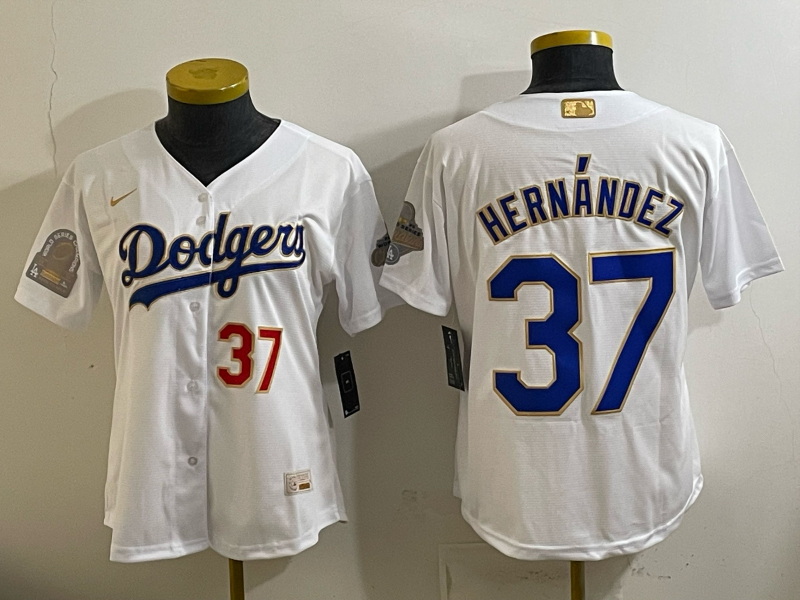youth Los Angeles Dodgers #37 Hernandez white Game 2026 Nike MLB Jersey 0419206->youth mlb jersey->Youth Jersey